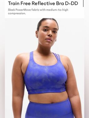 Train Free Reflective Sports Bra D-DD